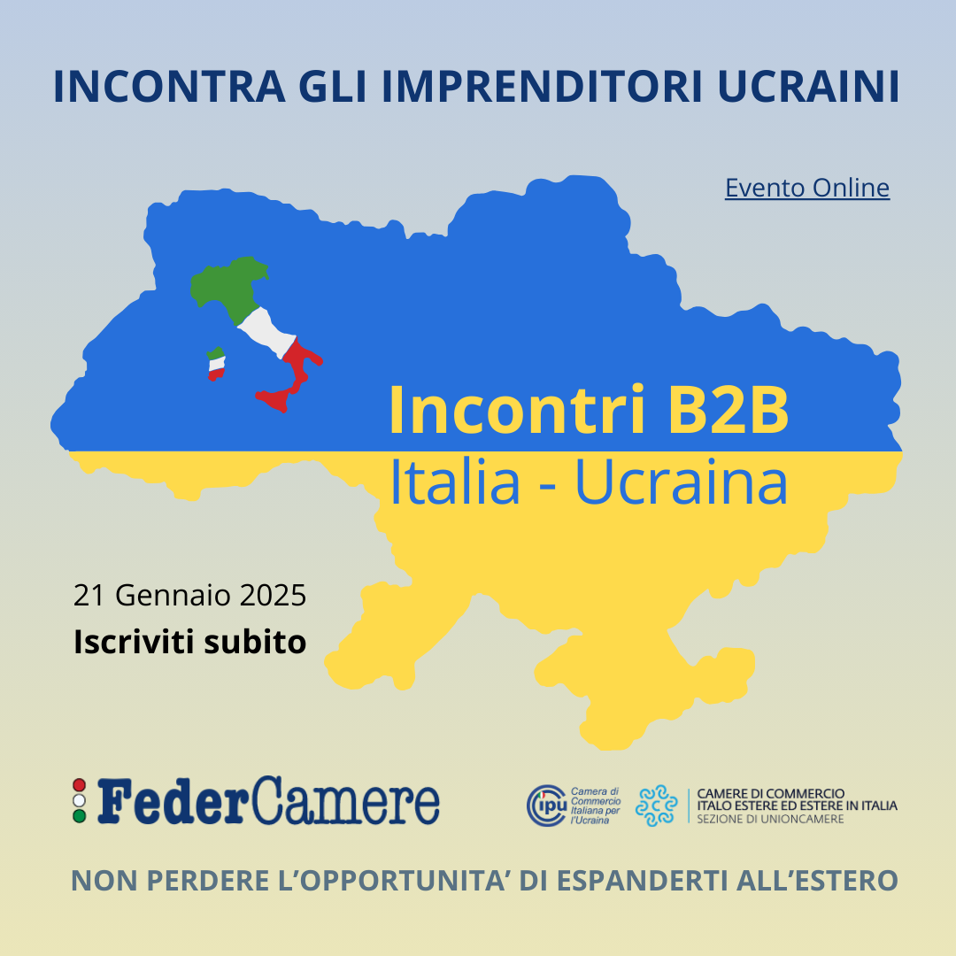 🇮🇹 🇺🇦 Forum e B2B Italia-Ucraina Online