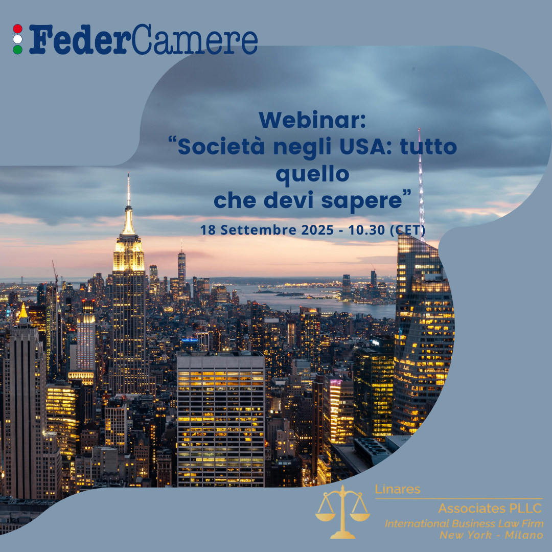 Società negli USA - 18 settembre