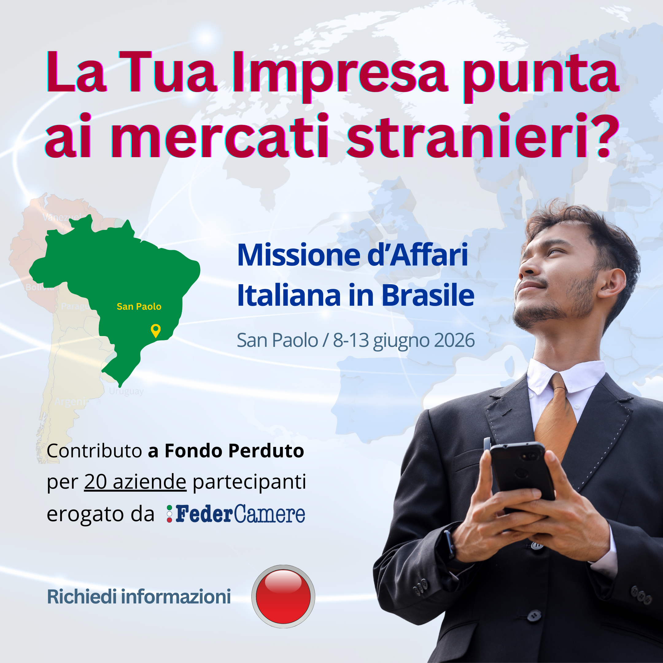 Business Mission and B2B Meetings in Brazil – São Paulo June 8–13, 2026