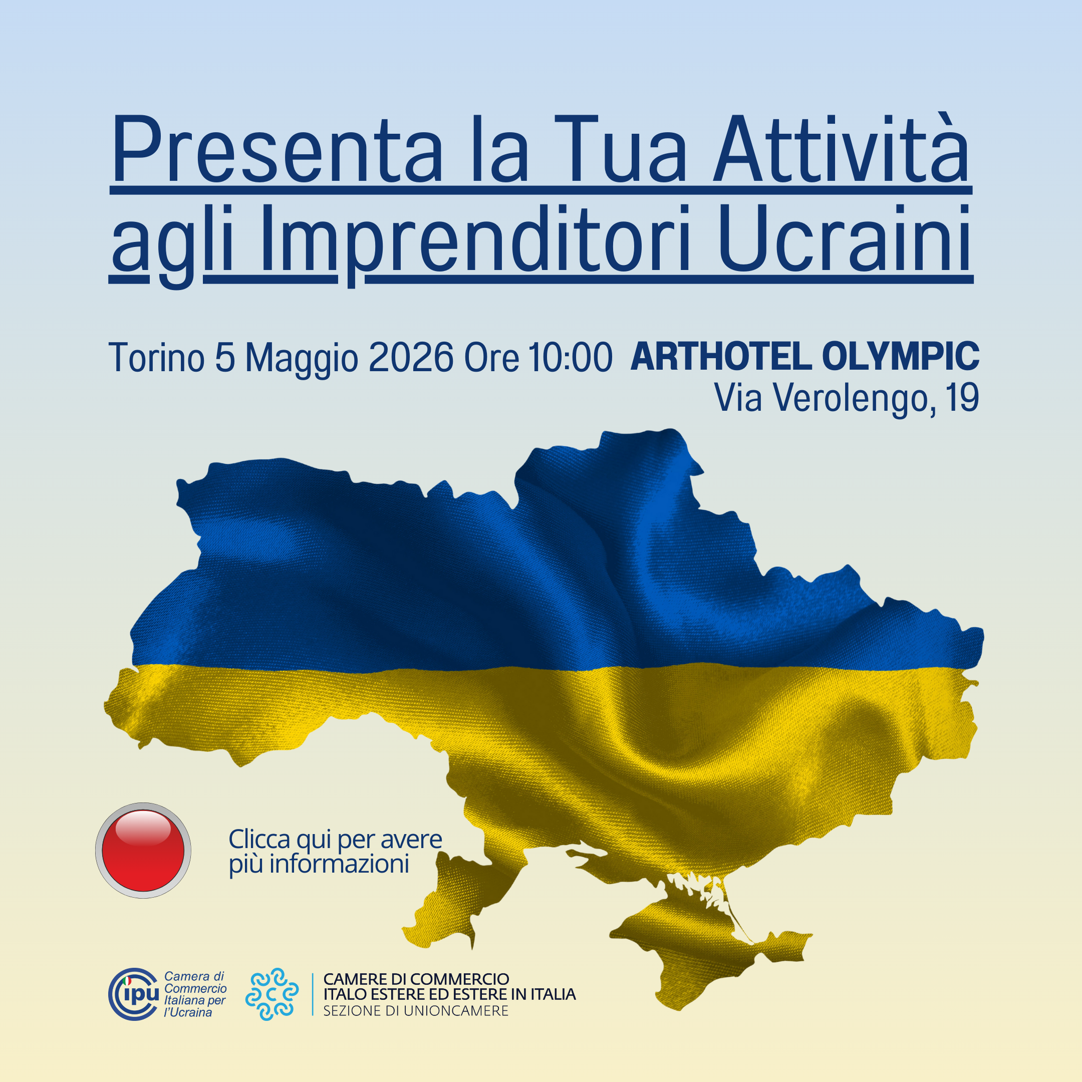 B2B Meetings with Ukrainian Buyers and Entrepreneurs in Turin – May 5, 2026